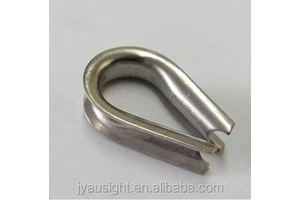 Grade 304 and 316 Stainless Steel Wire Rope Thimbles