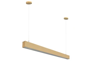 Supermarket and Library Super High Powered Ceiling Hanging LED Linear Light Durable Aluminum Body Designed for Houses