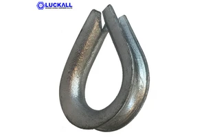Hot Dip Galvanized Alloy Heavy Duty BS464 Marine Rigging Hardware Ship Wire Rope Thimble for Lifting 5/8" Bag