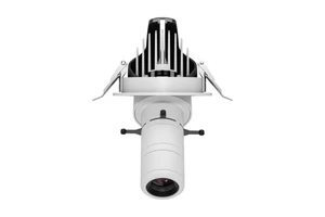Zoomable Focus Function Led Track Rail Lighting DALI Dimmable Contour Profile Spot Light museum Light