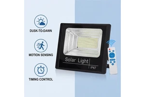 100W 200W 300W 400W 500W 1000W High Brightness Solar Powered Outdoor LED Floodlight with Efficient Solar Panel
