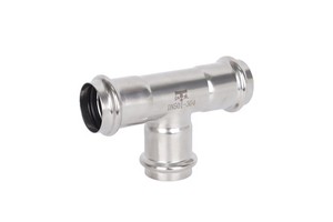 Pressure Type Stainless Steel Thin Wall Water Supply Tee And Diversion Pipe Fittings Metric Hexagon Head