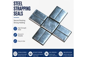 Economical Galvanized Steel Buckle Multi Specification Size Heavy Duty for Factory Production Line Strapping Work