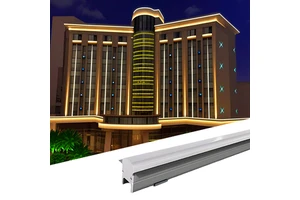Custom Outdoor Ip65 Waterproof Surface Mounted Exterior Architecture Facade Led Tubes Aluminum Led Linear Light