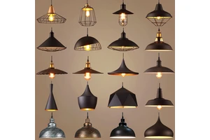 Kitchen Dining Industrial Decorative Pendant Light Restaurant Vintage Hanging Lamp Retro Industrial Chandelier