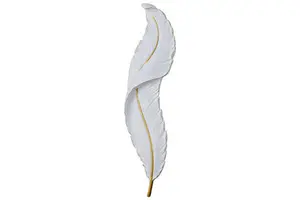Luxury Wall Lamp Feather Home Decor Living Room Background Wall Hanging Light Hotel Villa Painting Resin Modern Art Lamp
