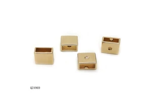 Alloy Square Ring Buckle 10mm Webbing Cord Buckle Handbag Leather Strap Hardware Accessories