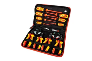 RT Electricians Screwdriver Industrial Tool 1000V 14 Piece VDE Insulated Tool Set with Soft-grip Handles