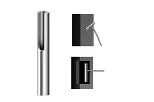 HIMOWAY 316 Stainless 1/8 Inch Adjustable Cable Railing Terminal Toggle Tensioner For Balustrades Handrails