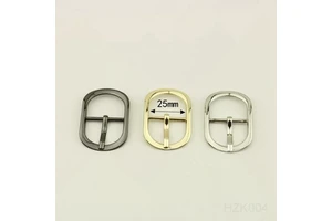 Factory supply 25mm 1.0inch high quality zinc alloy metal bag pin buckle