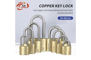 Solid Brass Small Padlock Cheap Storage Lock Shackle For Indoor And Outdoor Locker Versatile Access Control
