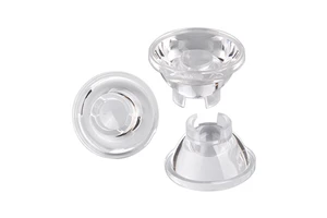 Optical Lens Plano-Convex 60 Degree 21.2mm Diameter PMMA Material LED Lighting Plant Growth Lights Beauty Lamps Therapeutic