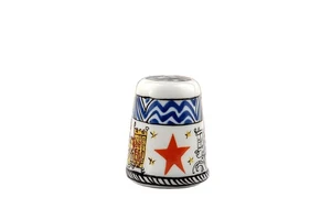 Top Manufacturers Porcelain Needle Thimble Souvenir Ceramic Resin Thimble Finger Thimble for Custom Promotion Souvenir Gifts