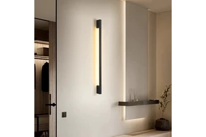 Indoor Cross-Border Atmosphere Handlebar Wall Lamp, Led Long Linear Light, Modern and Simple Nordic - Word