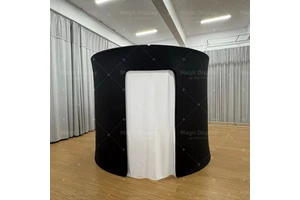 Fast Setup Custom 10x8ft Portable Photo Booth for Events and Weddings Foldable 360 Photo Booth Room with Dye Sublimation Printing for Event