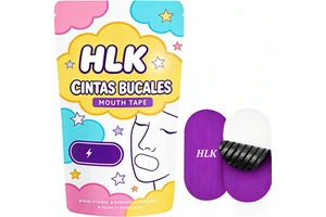 HLK Hipoalergénica Antirronquidos Premium Seda De Bambu Tiras Bucales Para Dormir Cinta Bucal Para Dormir