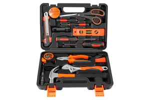 22-Piece Home Hardware Tool Set for New Home Move-in Gift and Household Repair Toolbox Set