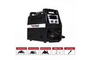 Decapower 220V 200A Economical Semi Automatic MIG MAG MMA ARC Welder CE Certified Household Garage Inverter Welding Equipment