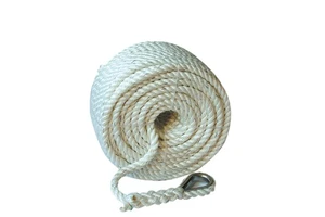 JINLI Hot Selling Marine Rope 3 Strands Twisted Nylon Rope Hot Selling Dock Line with Thimble