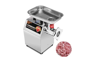 850W Commercial Electric Automatic Meat Grinder & Chopper Machine 100kg/h Beef Pork Chicken Meat Mincer