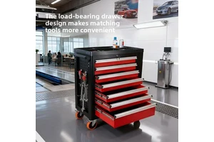 Auto Repair Heavy-Duty 7-Drawer 500kg Load Capacity Mobile Tool Cart With Multi-Functional Drawers For Tools And Parts
