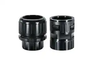 Rotary Flexible Conduit Fitting PA6 Nylon Swivel Conduit Connector Gland for AD Corrugated Tubing Mechanical Equipment Wiring