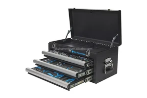 3 Drawer Tool Box Tool Chest with 70pcs Household Repair Tool Sets