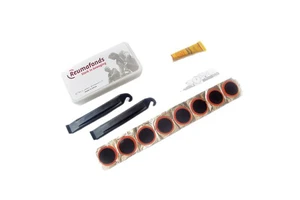 Mountain Bike Tire Repair Kit Aluminum Alloy Multi-Function Tire Levers Patch Pads Portable Pump and Cycling Emergency Set