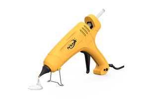 200W Heavy Duty Industrial Hot Melt Glue Gun with Smooth Dispensing and Adjustable Temperature for 11mm Glue Sticks