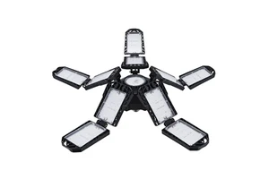Plug in Linkable Garage Lights Deformable Garage Ceiling Light for Garage Basement High Bay LED Workshop