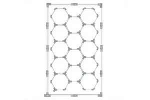 Professional LED Honeycomb Lamp for Car Beauty Remote Control Parking Garage Station Lights by Manufacturer