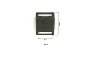 High Quality Belt Lock Quick Center Interlock Quick Release Plastic Buckles 38mm/1.5 Inch