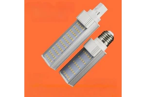 LED Horizontal Plug Lamp Corn Bulb Light E27 G24 5W 7W 9W 12W 2pins Warm Natural Cold White Red Green Ice Blue UV Purple Golden
