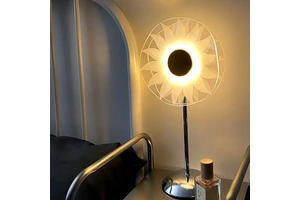 New Arrival Sunflower Design Decorative Lamp Living Room Bedroom Modern Led Acrylic Table Lamp