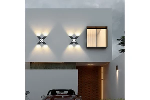 Cross Border X Outdoor Indoor Villa Garden Stairs Balcony Corridor Creative Modern Waterproof Energy Efficient Wall Lamp
