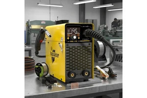 HAXIAOER Smart MIG 145 Welding Machine Carbon Steel Optional 6.4KW 145A Rated Duty Cycle 110V Rated Input Voltage