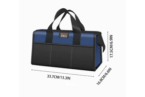 Airaj Outdoor Tool Storage Tote Bag Waterproof Base Tool Roll Up Bag Heavy Duty Canvas Electrician Mechanic Tool Bag