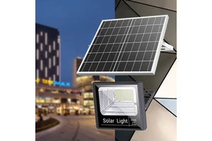 Hofoled Outdoor Solar Lights Dusk to Dawn Waterproof IP65 40W 60W 100W 200W 300W 500W Garden Solar Panels LED Solar Flood Light