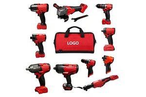 OEM Fuel Series High Torque Brushless Cordless 11-Piece Professional Industrial Grade Battery-Powered Lithium Milwa Tool Set