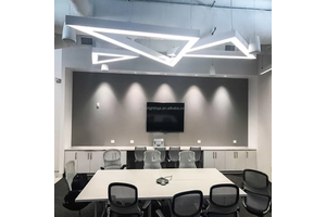 Hanyin Customized Led Batten Light Suspended Linear Light Seamless For Office Restaurant Home