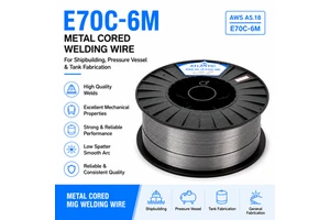 E70C-6M AWS A5.18 Robotic Welding Carbon Steel Metal Cored Wire 1.2mm for MIG/GMAW Production Line OEM/ODM