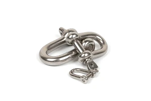 Chinese Manufacturer Stainless Steel 304 Straight D-Type Anchor Dee Shackles US Bow Type For Mining Sizes 5/16'' 3/8'' 1/2''