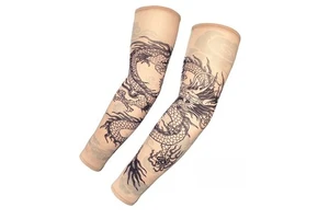 Hot Stylish Sport Arm Sleeves Custom UV Protection Cooling Fabric Lightweight Design for Cycling Casual Wear (Nylon Spandex)