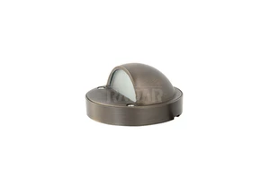 Die-Cast Brass LT2601 Low Voltage 12v AC/DC Half Moon Outdoor LED 12v Recessed Deck Lights With G4 for Outdoor Lighting Systems