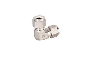 316 SS Stainless Steel Instrument Tube Fitting 6000 Psi 3/8 Inch Body Double Ferrule Tube Union Elbow Pipe Fittings