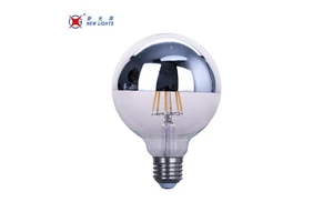 China Factory Direct Buy in Stock New Design Half Mirror G80 2700K 4W Led Lights Bulb Reflector Led