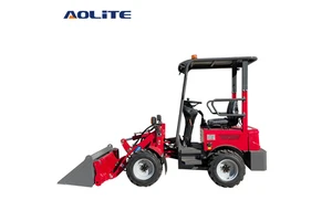 AOLITE E604 CE 500kg Mini China Front Garden Shovel Articulated Battery Farm BYD Blade Lithium Battery Electric Loader
