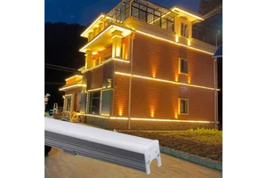 LED Strip Light 12W Outdoor Waterproof IP67 Wall Washer Lighting Project Bridge Hotel Exterior Linear Contour Light QH-X40