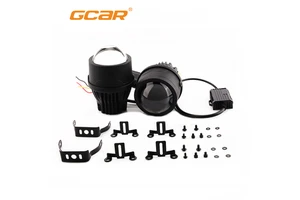GCAR High Lumen M630 Bi Led Fog Lamp 3 Inches 65W Double Reflective Cup 6000K 3000K Laser Light Assembly