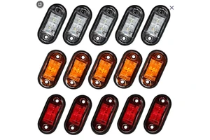12V-24V Truck Trailer Modification Car LED Lights Truck Side Lights Contour Lights